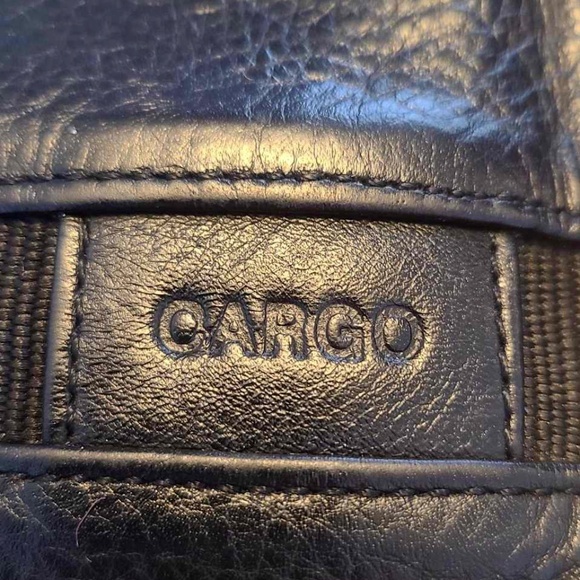 CARGO 100% Genuine Leather Mens Black Leather Messenger Organizer Clutch Bag - Picture 4 of 11